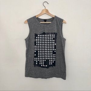 🔷🔹🔷 J Crew Graphic Print Tank 🔷🔹🔷